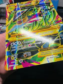 Pokemon M Rayquaza EX 98/98 Ancient Origins Ultra Rare Holo JUMBO Promo - Image 5