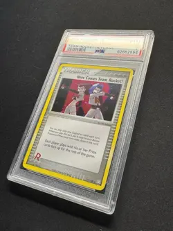 Here Comes Team Rocket! Holo - ex Team Rocket Returns 111 Pokemon NM/Mint PSA 8 - Image 2