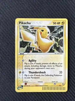 Pokemon Pikachu Black Star Promo 012 E-Reader Holo 2003 Lightly Played - Image 1
