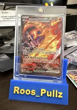 2025 Pokemon Team Rockets Moltres EX Destined Rivals 229/182 Secret Art Rare - Image 1