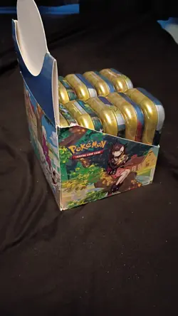 Pokemon Crown Zenith Complete/Full Mini Tin Display (Open/Empty Tins) - Image 2