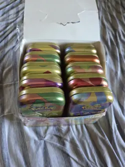 Pokemon 151 Mini Tin Display (Empty, NO PACKS) With Plastic Wrap - Image 2