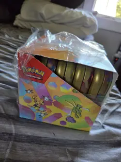 Pokemon 151 Mini Tin Display (Empty, NO PACKS) With Plastic Wrap - Image 3