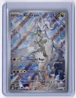 N's Reshiram - 167/159 Illustration Rare Holo NM Pokemon SV09: Journey Together - Image 1