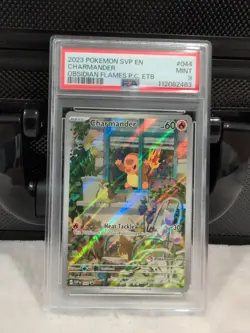 Obsidian Flames Charmander Pokemon Center ETB Promo SVP 044 PSA 9 Mint - Image 1