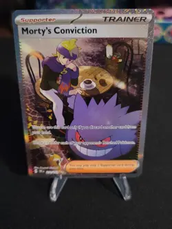 2024 Pokemon Temporal Forces Morty's Conviction 211/162 NM/M - Image 1