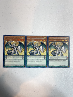 yugioh luster pendulum, the dracoslayer rare 3x angu-en045 playset ANGU - Image 1