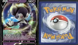 Indeedee V 039/072 Holo V Rare Shining Fates Pokemon NM/M - Image 3