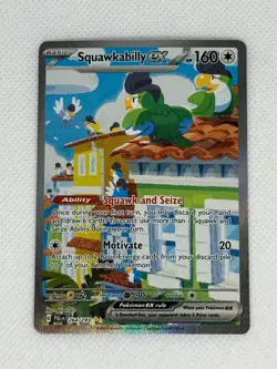 2023 Pokemon Paldea Evolved #264/193 Squawkabilly Ex SIR - Image 1