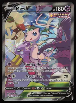 Mew V 251/264 Alternate Art Fusion Strike Pokemon English LP - Image 1