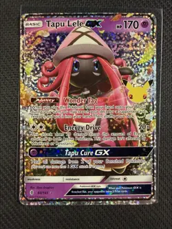 Pokemon TCG Tapu Lele GX 60/145 Ultra Rare: Celebrations - Image 4