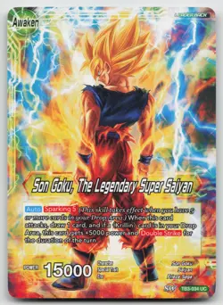 Son Goku the Legendary Super Saiyan Non Foil Dragon Ball Super Card Game - Image 1