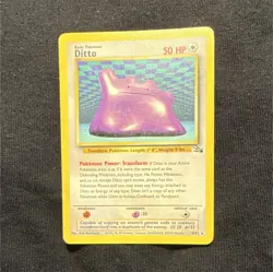 Ditto ✨ 1999 Pokemon TCG Fossil 18/62 Rare Unlimited 50 LP - Image 1
