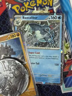 Pokemon TCG: Enhanced 2-Pack Blister Pack Feat. Palafin, Garganacl, & Baxcalibur - Image 3