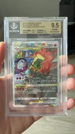 Charizard VSTAR SWSH262 SWSH: Sword & Shield Promo Cards Holo BGS 9.5 PSA 10 - Image 2