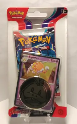 Pokemon TCG Scarlet & Violet Single Blister Pack w/Foil Promo & Coin 820650853319 - Image 1
