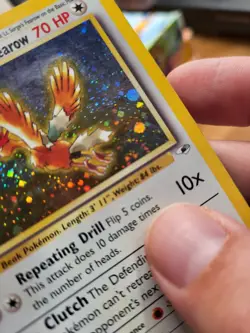 Pokemon TCG - Lt. Surge's Fearow 7/132 - Holo Swirl - Rare - Gym Heros Wizards - Image 3