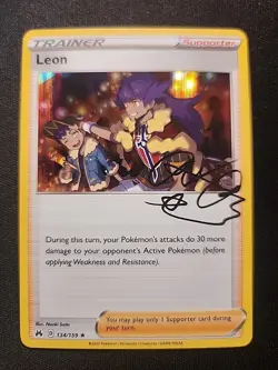 Pokemon TCG Leon Crown Zenith 134/159 Holo Holo Rare - Image 1