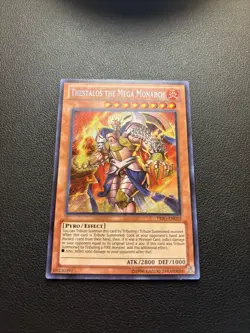 Yugioh Thestalos the Mega Monarch PRIO-EN035 Secret Rare NM - A6 - Image 1