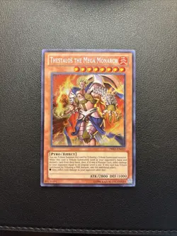 Yugioh Thestalos the Mega Monarch PRIO-EN035 Secret Rare NM - A6 - Image 2