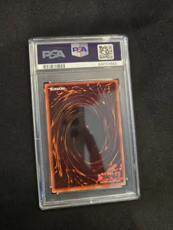 Yu-Gi-Oh! Dark Magician Legend of Blue Eyes 1st Edition LOB-005 PSA 9 Mint - Image 3