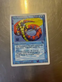 Lord of Atlantis Revised Edition Magic Cards MP, COMBINED SHIPPING - Image 1