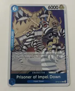 Prisoner of Impel Down OP16-042 R The Time of Battle Foil English One Piece - Image 1