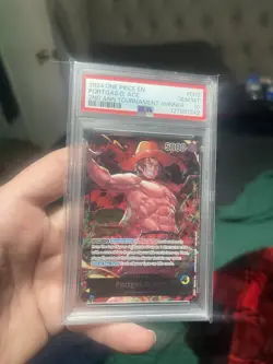 2024 One Piece 2nd Anniversary Tournament Winner Portgas D. Ace #002 PSA 10 - Image 3