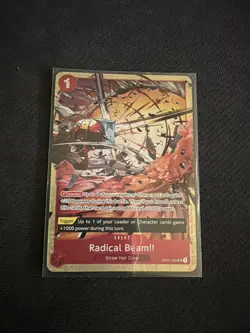 Radical Beam!! OP01-029 ENG | Promo Alt. Art Premium Collection | One Piece TCG - Image 1