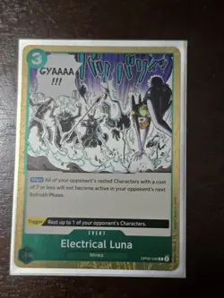 Electrical Luna OP08-036 Rare Two Legends One Piece Near Mint - Image 1