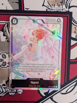 Nami OP15-086 One Piece CCG Alternative Art Super Rare NM English - Image 1