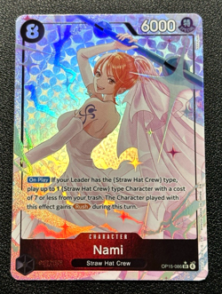 Nami OP15-086 SR * One Piece TCG Alt Art Super Rare Parallel NM Foil English - Image 1