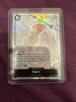 Nami OP15-086 SR Alt Art Parallel Wedding Dress One Piece TCG English NM - Image 1