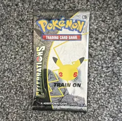 Pokemon TCG Celebrations Booster Pack 4 Cards English 6+ - Image 1