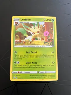 Pokemon TCG Leafeon SWSH191 Sword & Shield Promo Cards Holo NM - Image 1