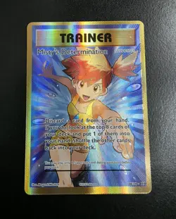 Pokemon TCG Misty's Determination Full Art Card 108/108 XY Evolutions - Image 1