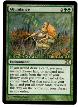 Abundance SP 10th Edition MTG Magic The Gathering Green English Card - Image 1