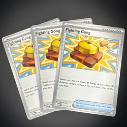 Fighting Gong 116 x3. Pokemon Trading Card Game. - Image 1