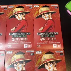 6 One Piece OP13 Carrying On His Will Booster Packs 12 Card Booster Pack - Image 3