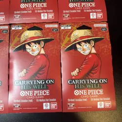6 One Piece OP13 Carrying On His Will Booster Packs 12 Card Booster Pack - Image 4