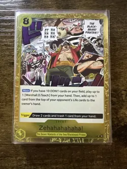 Zehahahahaha! OP16-116 R, The Time of Battle, One Piece Card Game, Bandai, Foil - Image 1