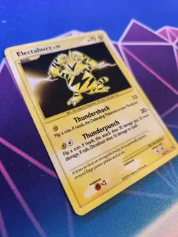 Electabuzz Platinum Holo Card 128/127 Moderately Played Pokemon TCG - Image 2