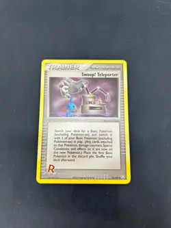 Pokemon Card - Swoop! Teleporter Team Rocket Returns 92/109 Uncommon Mudkip - Image 1