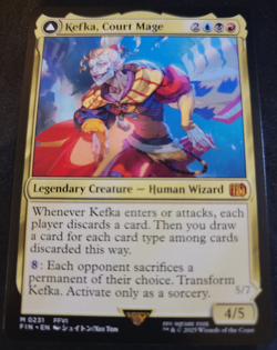 Kefka, Court Mage # 231 FIN Final Fantasy Set Magic The Gathering Cards MTG - Image 1