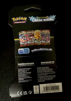 Pokemon Cards - Mega Evolution Chaos Rising - SLEEVED BOOSTER PACK [10 Cards] - Image 2