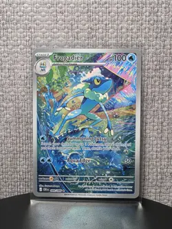 Frogadier 089/086 Holo Illustration Rare ME04: Chaos Rising Pokemon TCG NM - Image 1