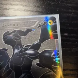 Pokemon TCG Reshiram 113/114 Zekrom 114/114 Black and White Holo Card Full Art - Image 3