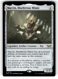 Marvin, Murderous Mimic NM Duskmourn: House of Horror 253 MTG Regular Rare - Image 1