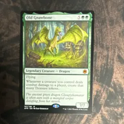 Wizards of the Coast MTG Old Gnawbone AFR Mythic Legendary Dragon #197 ENG 2021 - Image 1