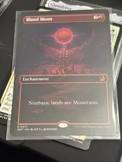 Blood Moon - Anime Borderless 🔥 #77 WOT Wilds of Eldraine: Enchanting Tales MTG - Image 1